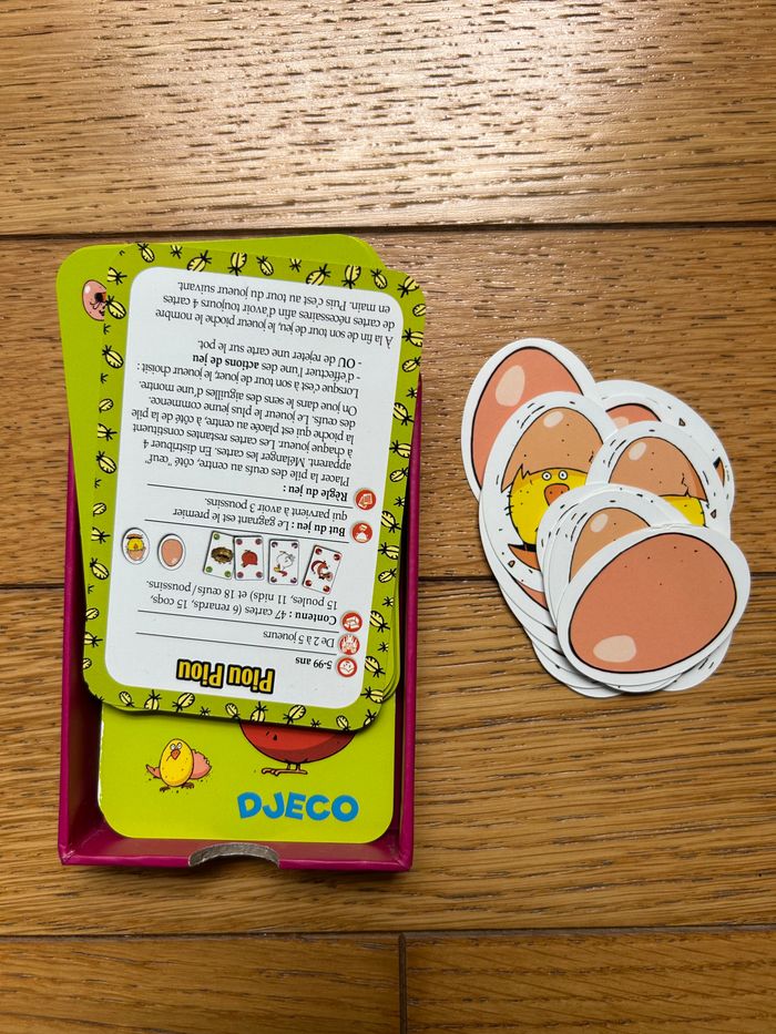Jeu de cartes Djeco Piou Piou - photo numéro 3