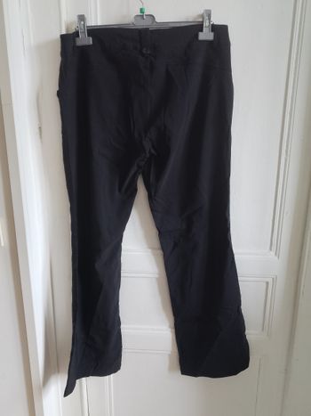 Pantalon noir kiabi en toile