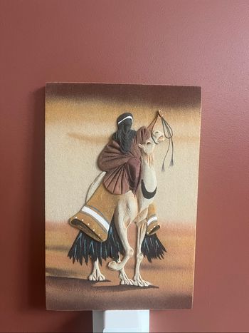 Tableau esprit berbère en relief – 20x30 cm