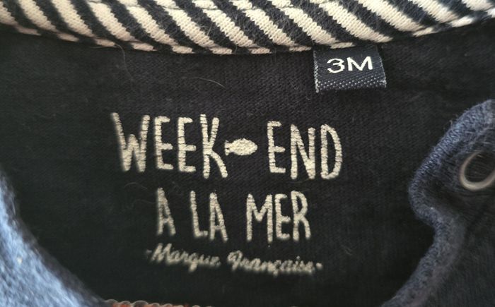 2 T-shirts marin - photo numéro 3