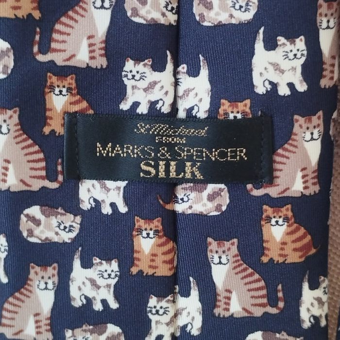 Cravate homme en soie Marks & Spencer - photo numéro 7