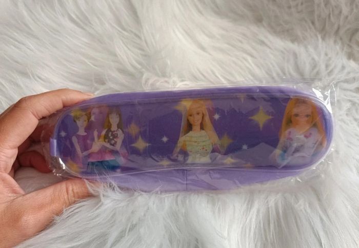 Trousse scolaire barbie violette - photo numéro 2