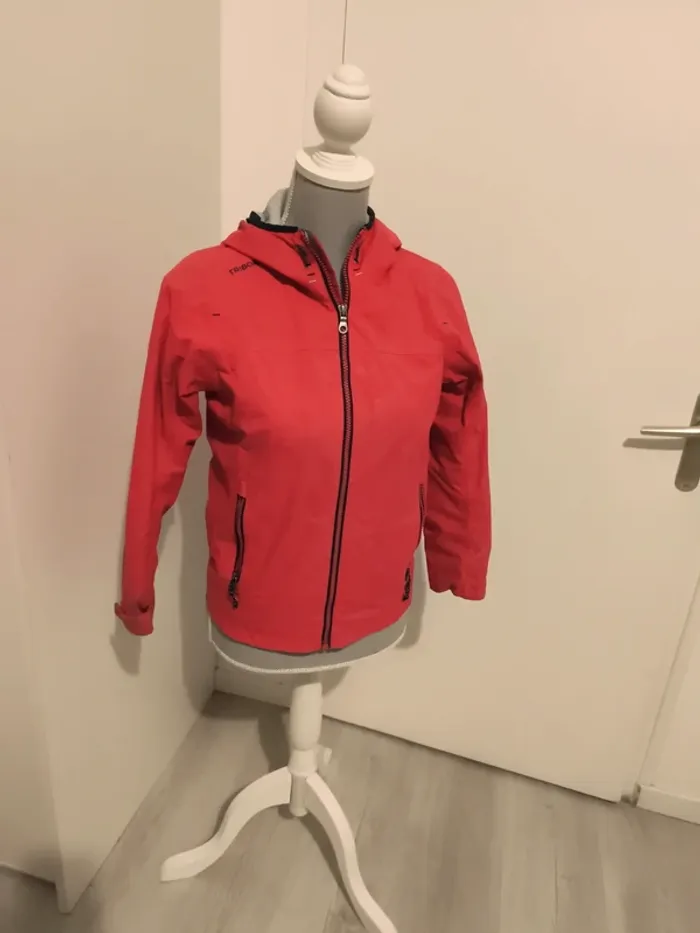 Manteau rose fille tribord