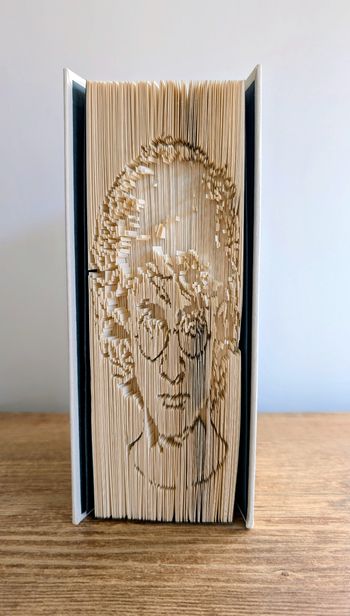 Pliage Harry Potter sur tranche de livre