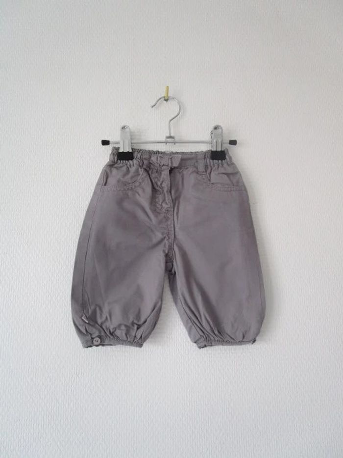 Pantalon gris Obaïbi 3 mois TBE