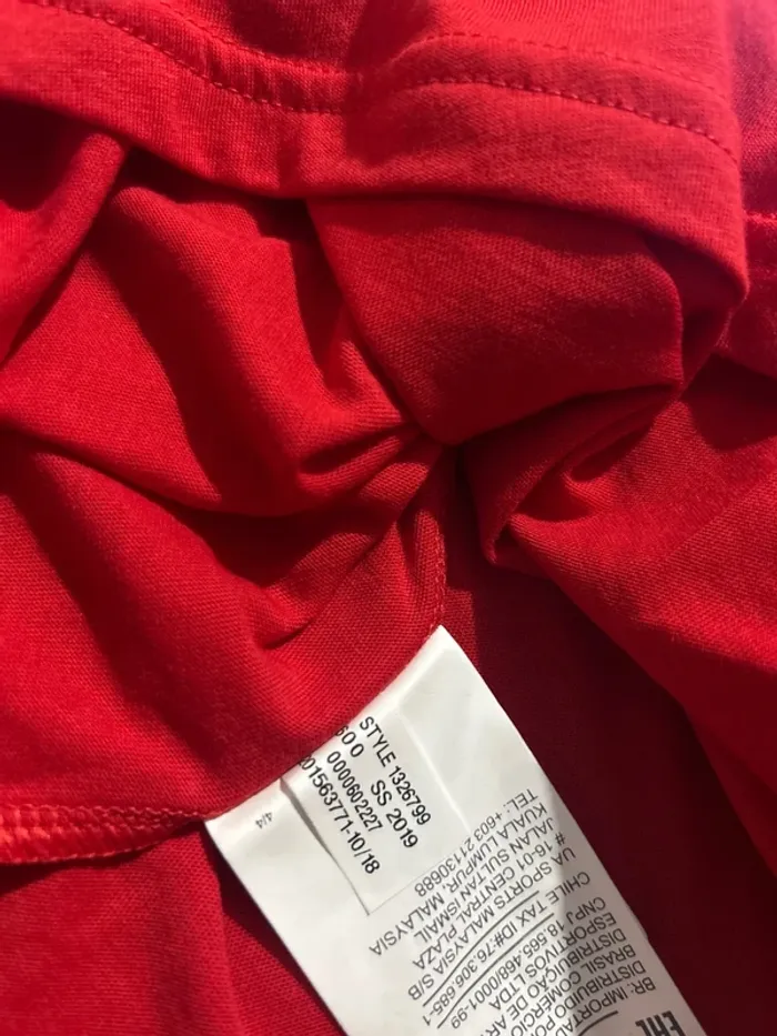 T-shirt rouge logo noir Under Armour L - photo numéro 6