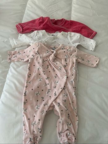 Lot pyjamas fille 3 mois  gemo