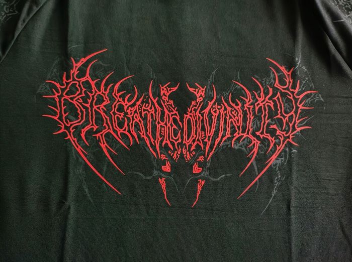 Breathe divinity black t shirt dark workout musculation - photo numéro 3