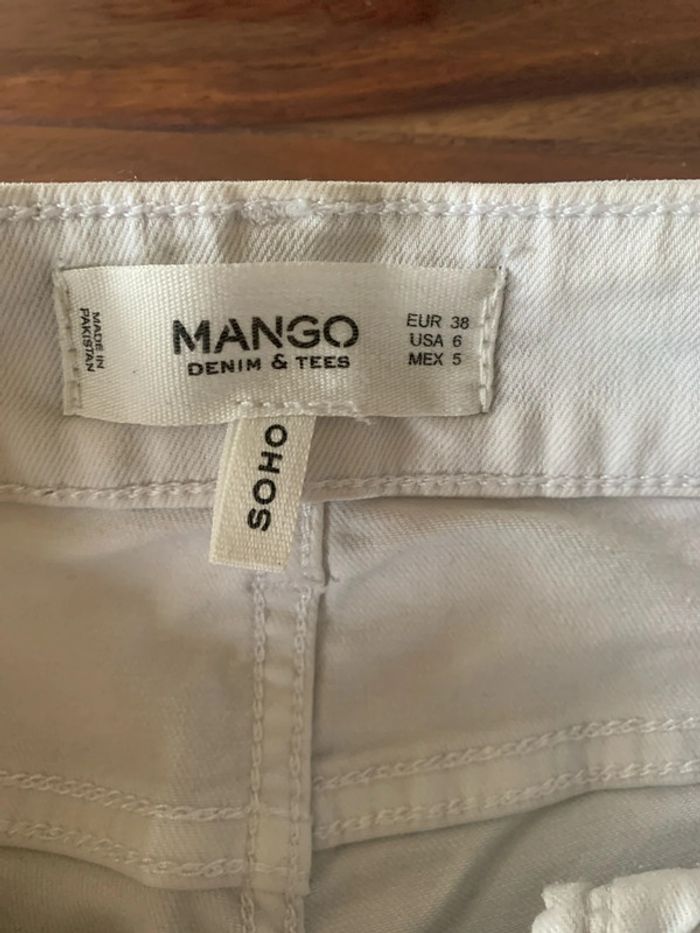 Jean mango blanc 38 - photo numéro 3