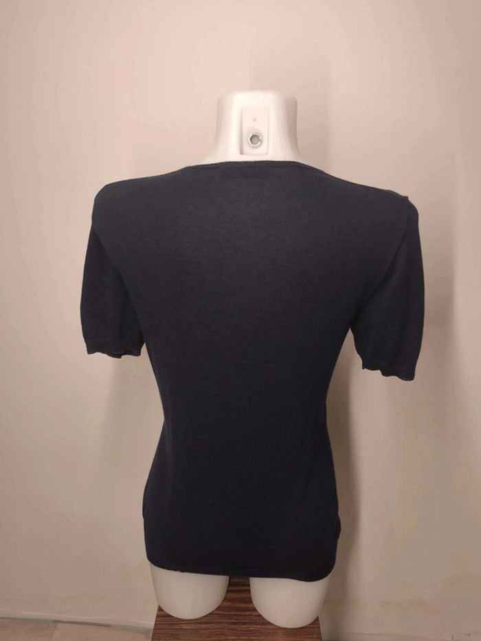 T-shirt Alberto Bini Femme Taille 4 Bleu Foncé - photo numéro 2