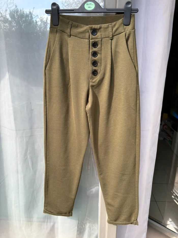 Pantalon classique kaki