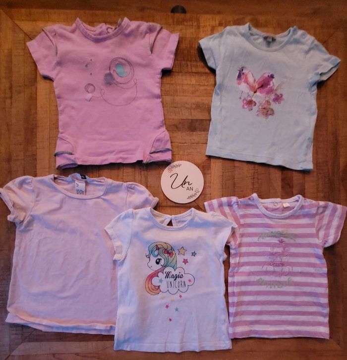 Lot de 5 tee shirt MC