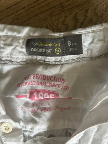 Chemisette 8 ans orchestra