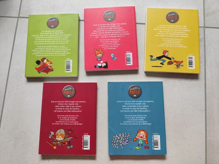 5 BD mortelle Adèle tome 1  à 5 - photo numéro 2