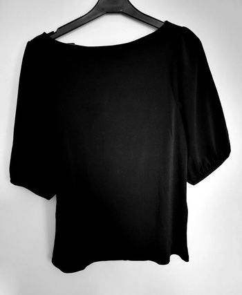 T-shirt noir 3/4