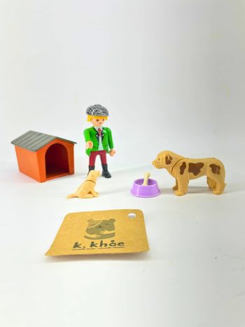 Playmobil 3005-Maître/Chiens/Chiots