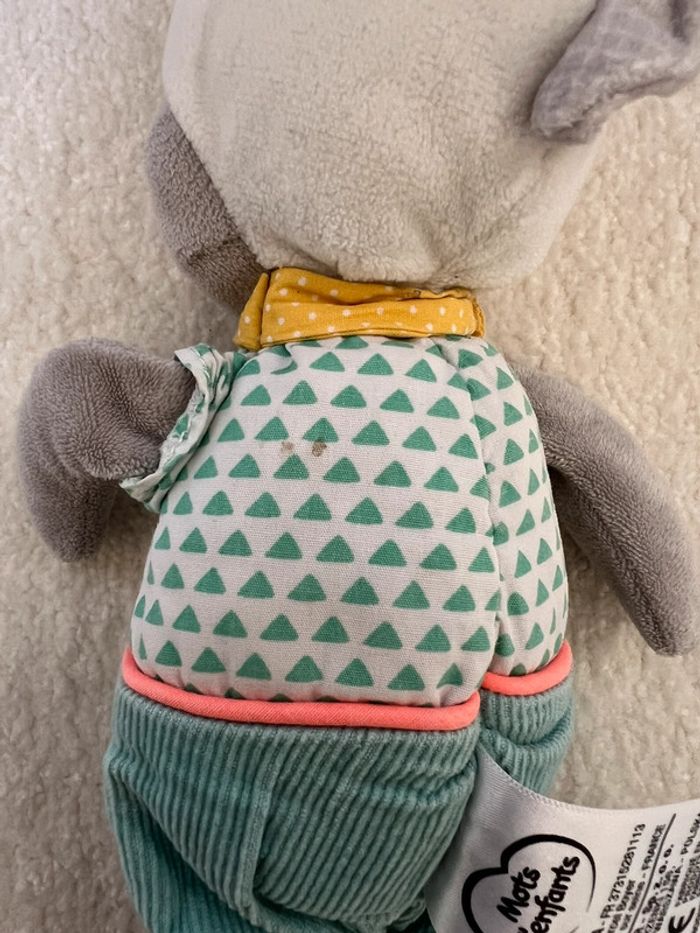 Peluche doudou mots d’enfants vache - photo numéro 3