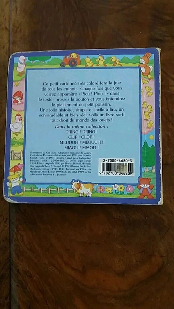 Livre piou piou - photo numéro 2