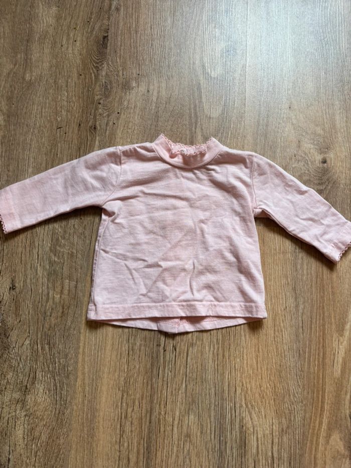 Lot 3 tshirts fille 1 mois - photo numéro 2