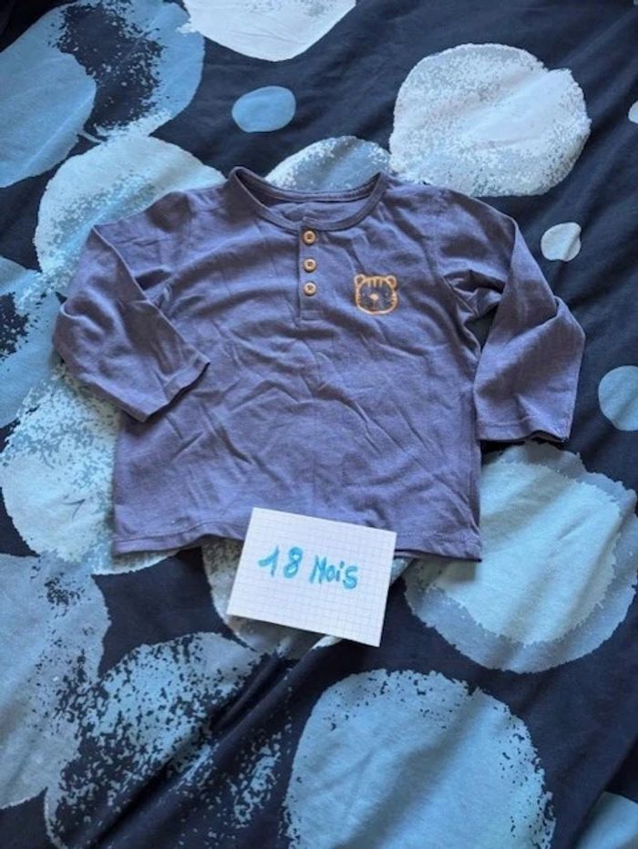 Lot de 5 T-shirt, taille 18 mois. - photo numéro 3