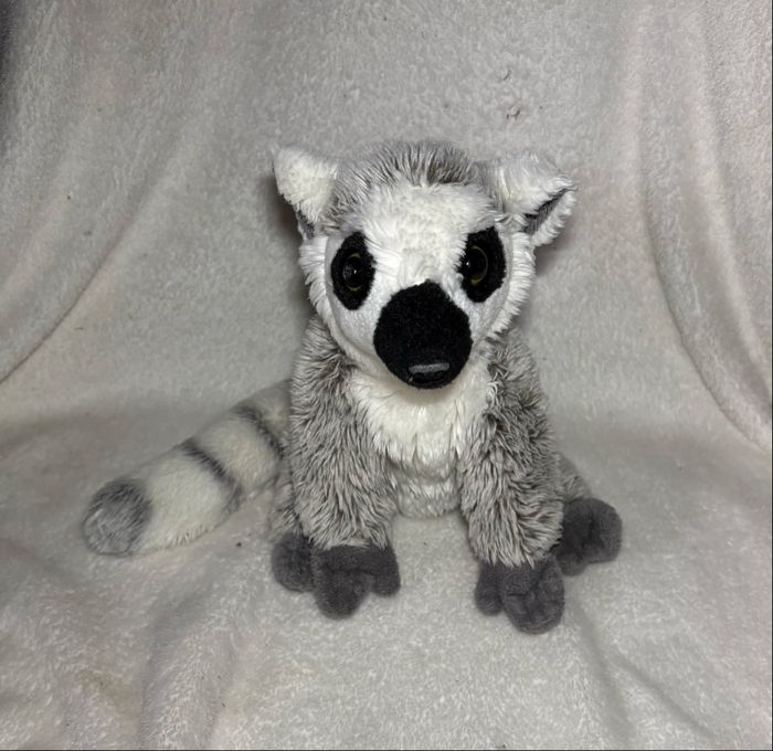 🩶 Peluche Lémurien (Maki Catta) – Nature Planet
