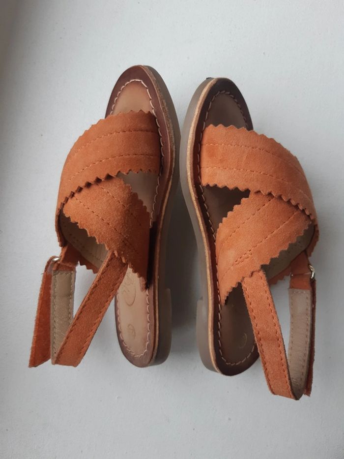 Sandales en cuir Megis kids 25 - photo numéro 3