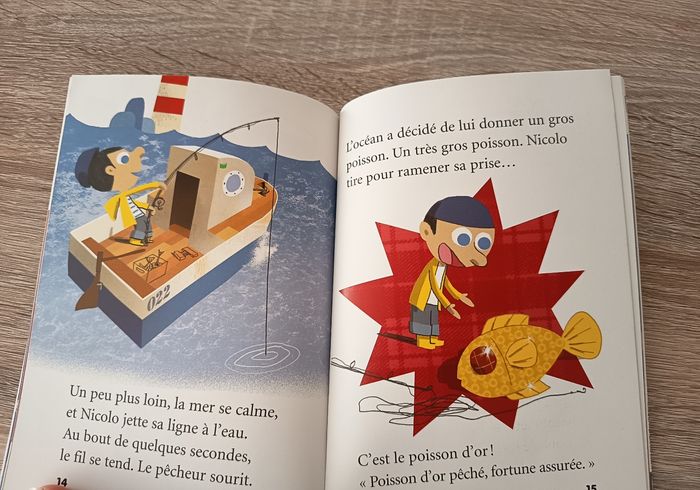 Livre roman enfant CP-CE1, La pêche au trésor, Milan Benjamin - photo numéro 2