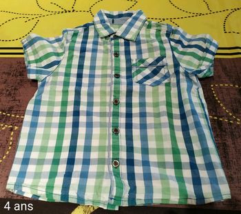 Chemise garçon 4 ans