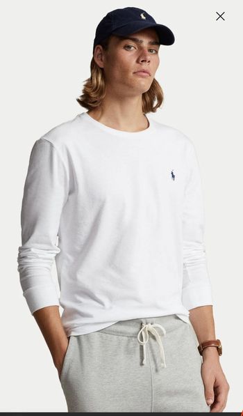 T-shirt ralph lauren homme White 