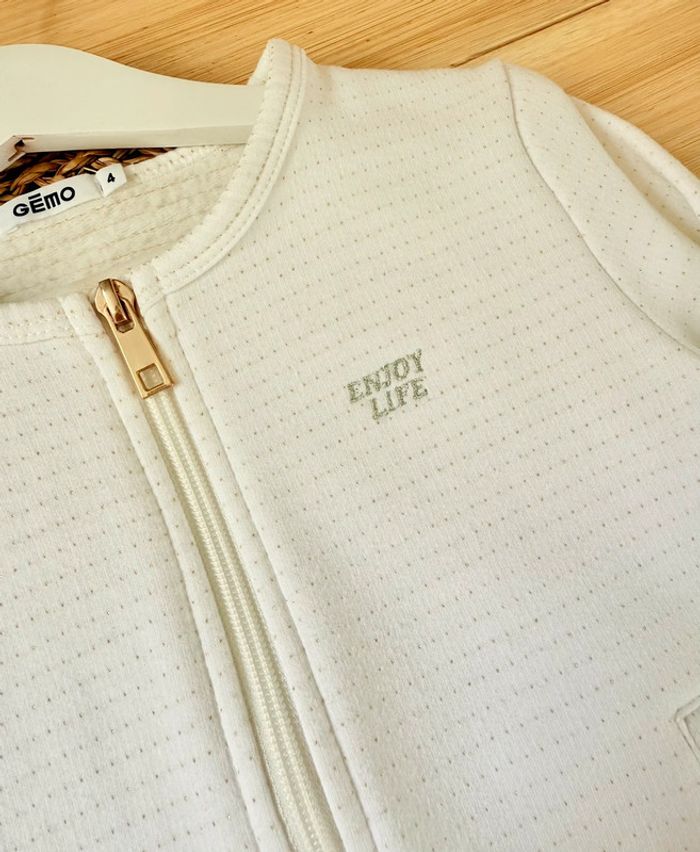 Gilet sweat zippé Gémo - photo numéro 3