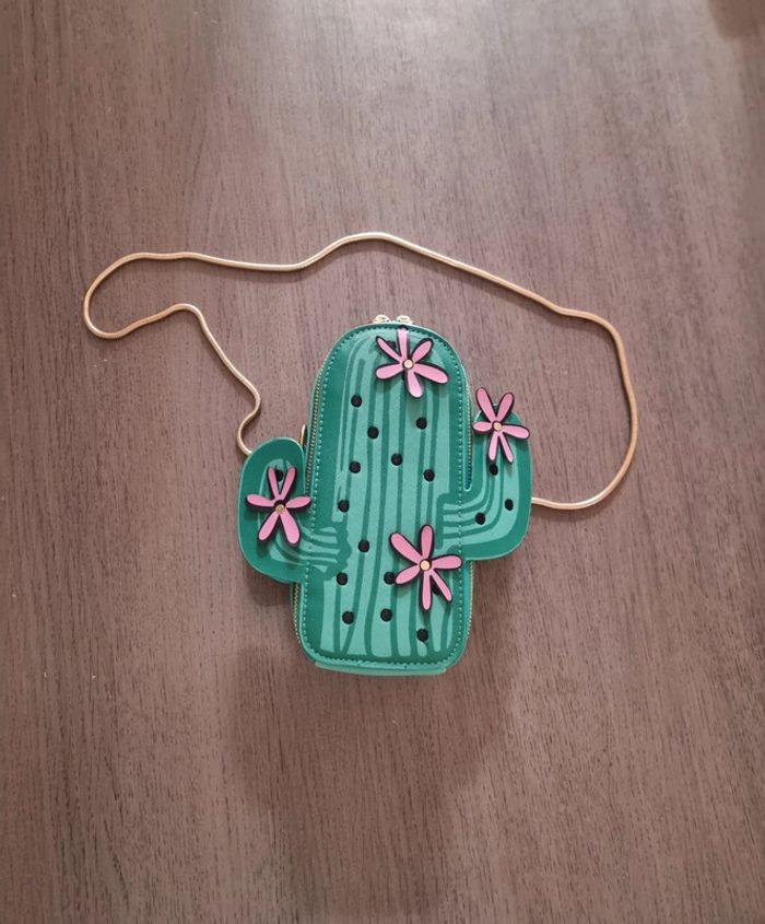 Sac a bandoulière forme cactus