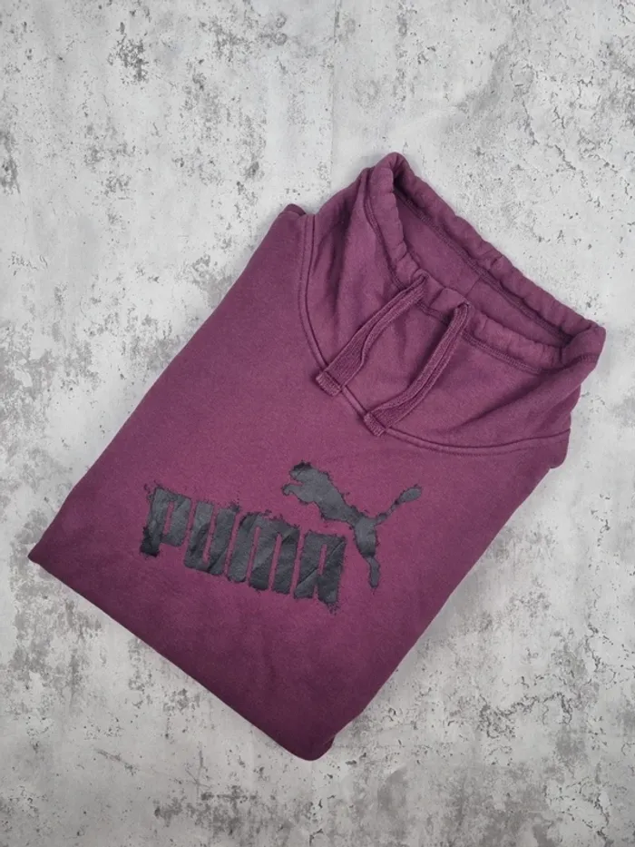 Pull col montant Puma violet – Taille XL Femmes