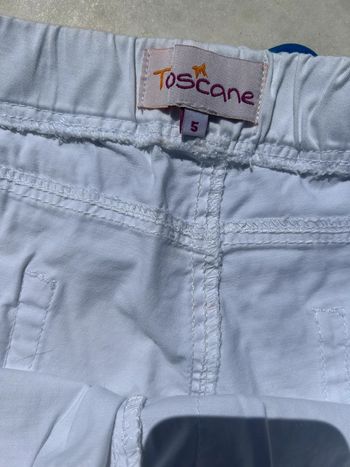 Pantalon blanc#toscane#taille 5#état neuf