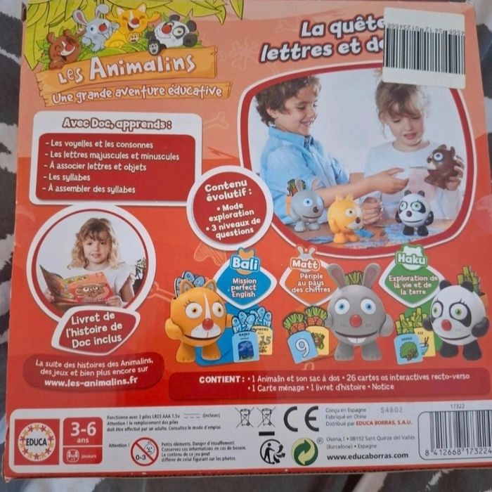 Lot de 2 jeux éducatif ANIMALIN - photo numéro 4
