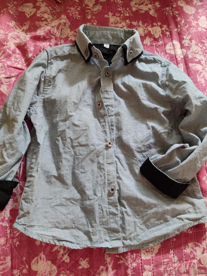 Chemise grise ml 3 ans