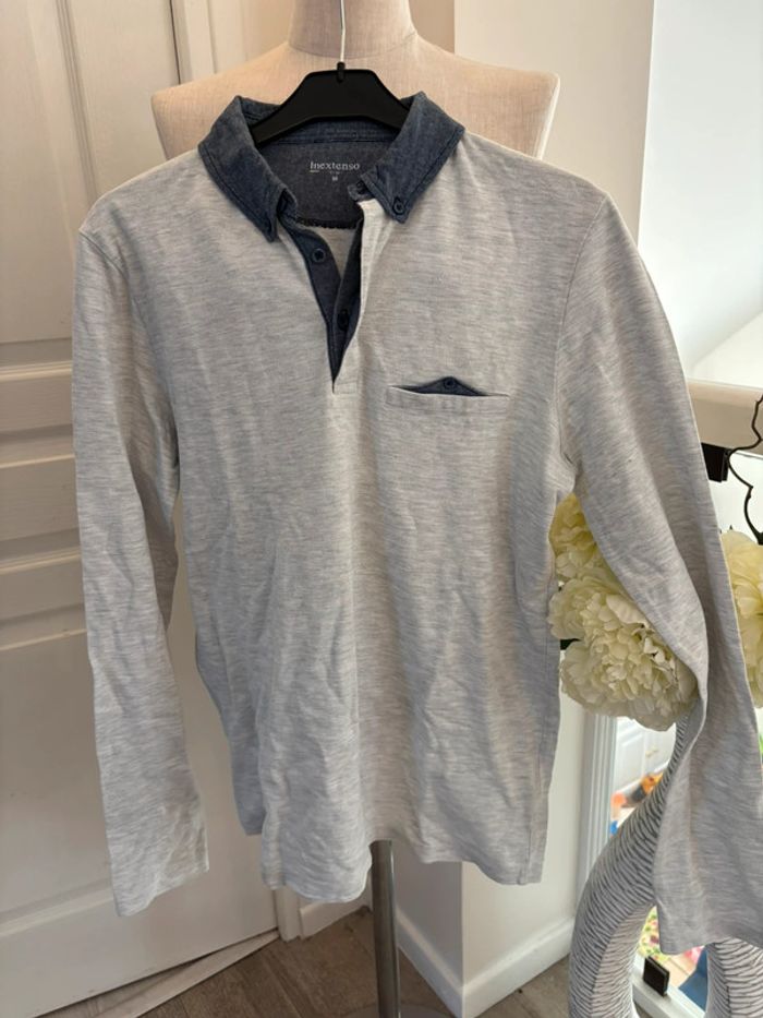 Polo manches longues M