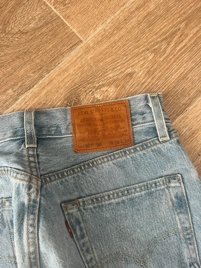Jean clair Levi’s vintage W30 L32 | droit, unisexe - photo numéro 6