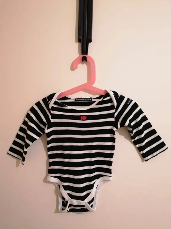 Pull et body marinière 6 mois - photo numéro 5