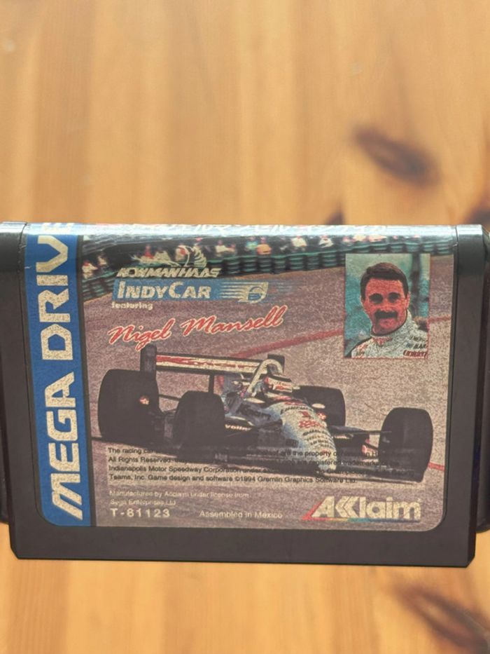 IndyCar Featuring Nigel Mansell – BE – Mega Drive - JPN - photo numéro 2