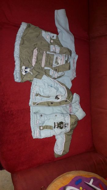 Ensemble robe polaire manteau taille 3mois