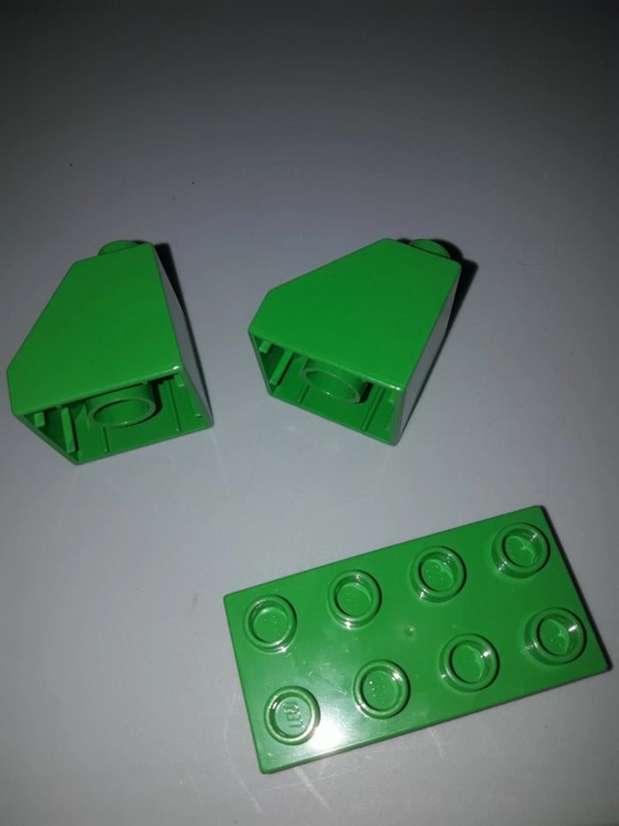 3 briques duplo spéciales vert clair