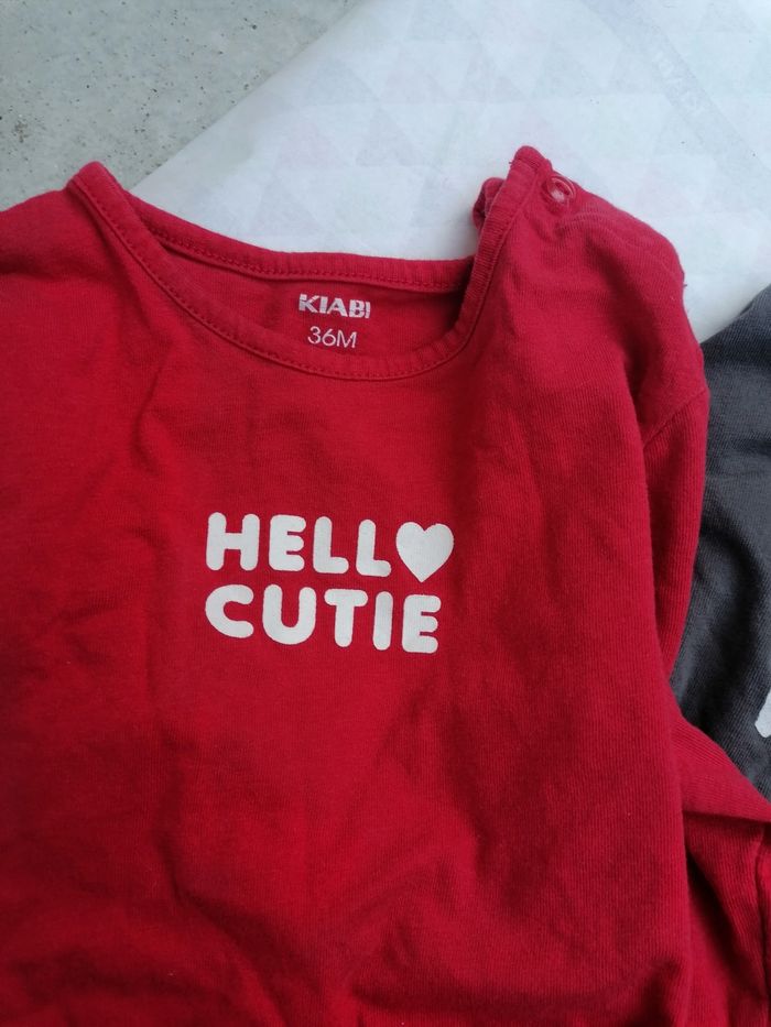 Lot de 6 t-shirts manches longue 36 mois - photo numéro 5