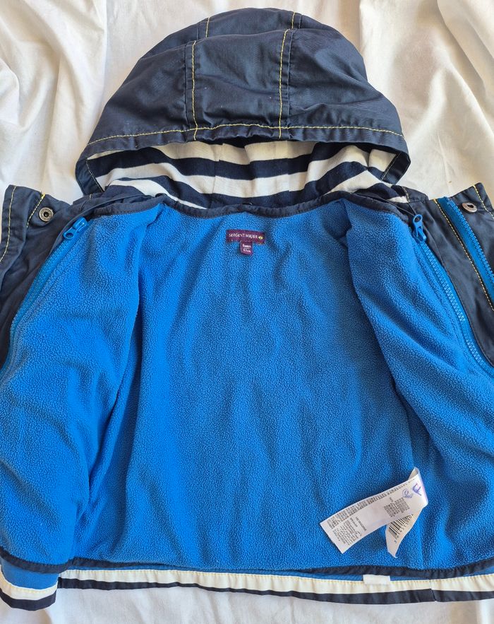 Veste imperméable doublée polaire bébé garçon Sergent Major – 6 mois - photo numéro 3
