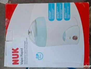 Stérilisateur vapeur bébé