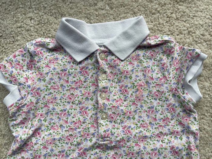 T-shirt polo fleuris Polo Ralph Lauren 🌻 - photo numéro 2