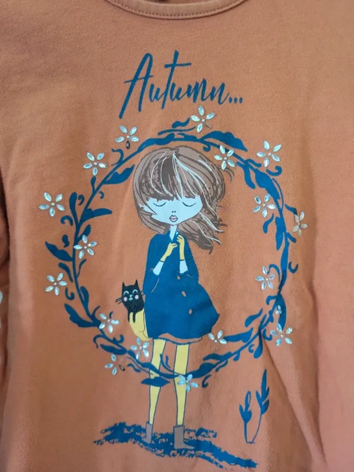 Lot de 2 tee-shirts à manches longues fille 👧 6 ans - photo numéro 11