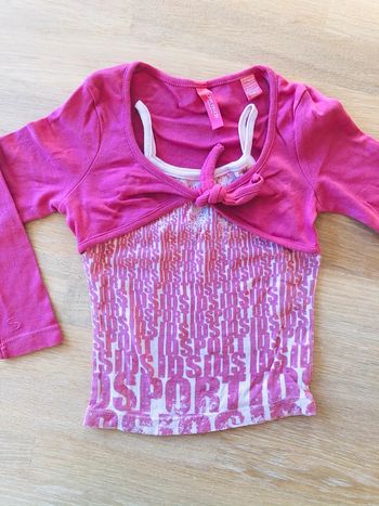 Débardeur + boléro Okaidi en 4ans