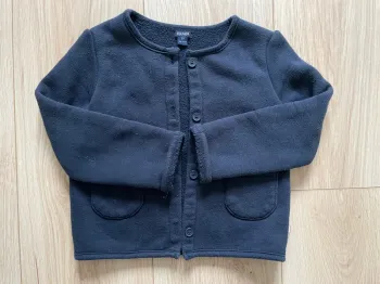 Gilet chaud bleu marine Kiabi