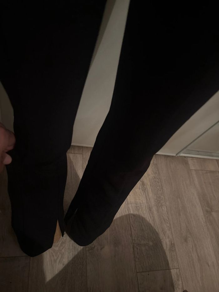 Pantalon noir élastique taille 34/36 S - photo numéro 8