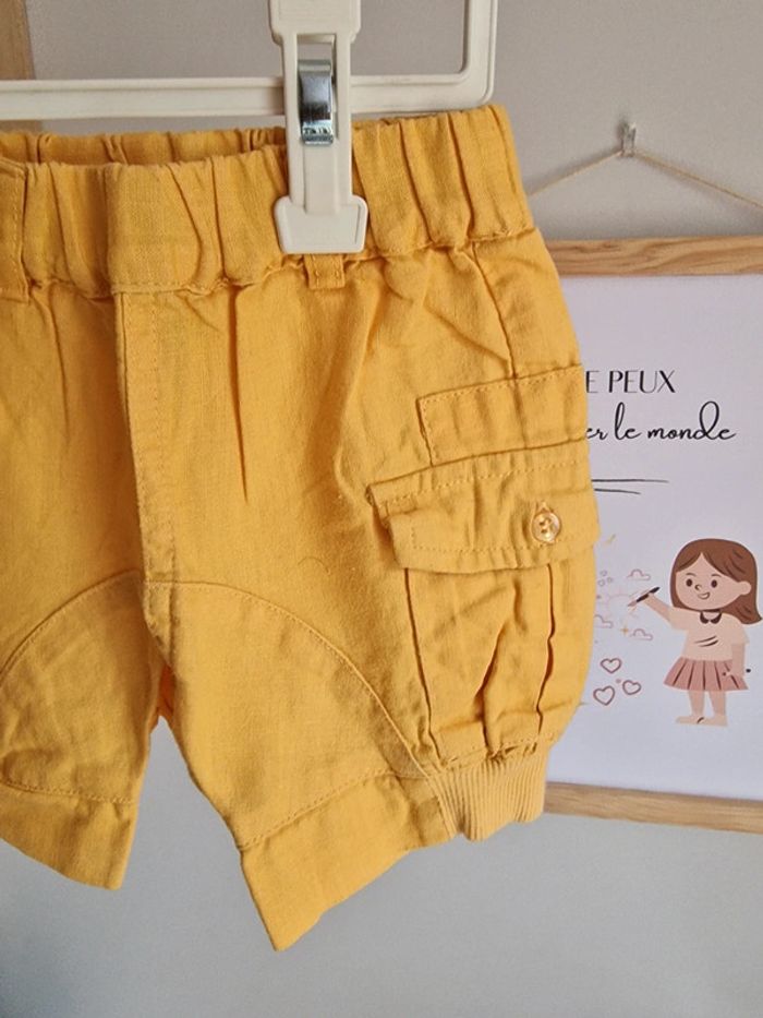Short vert baudet bébé mixte 9 mois - photo numéro 3